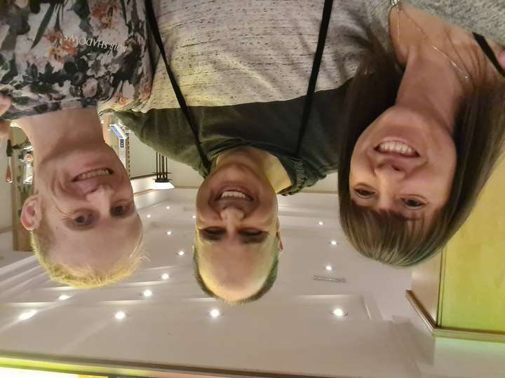 Kezia, John Lindo and Sam